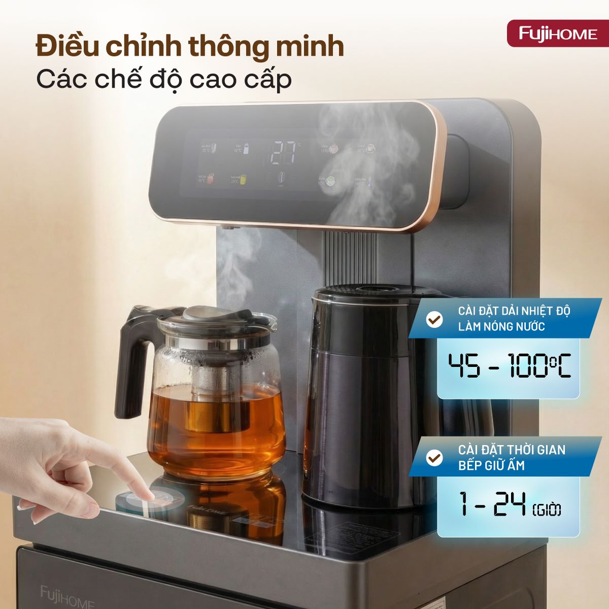 Hiệu suất làm nóng và làm lạnh tối ưu